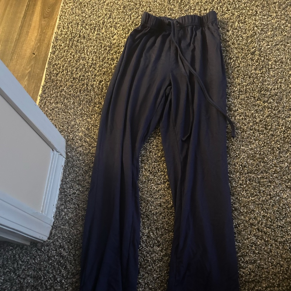 SHEIN Dark Blue Wide Leg Pants